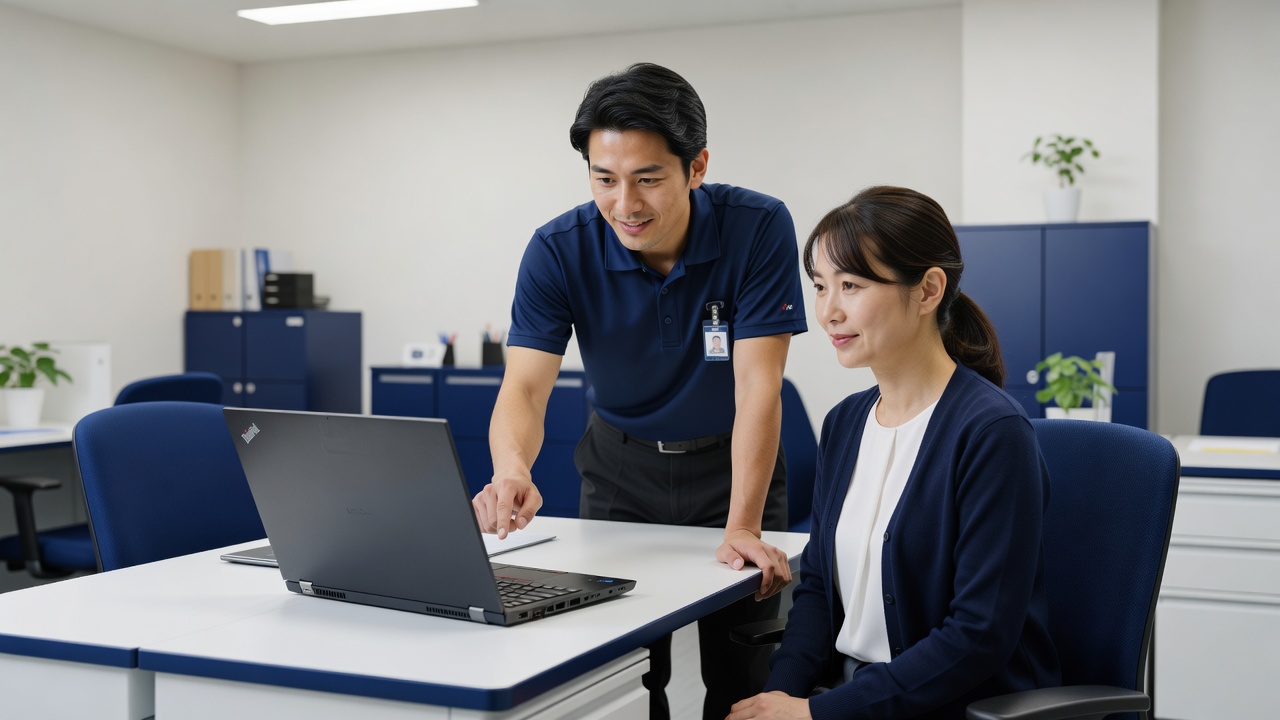 ITサポートスペシャリストとクライアントの打ち合わせ
